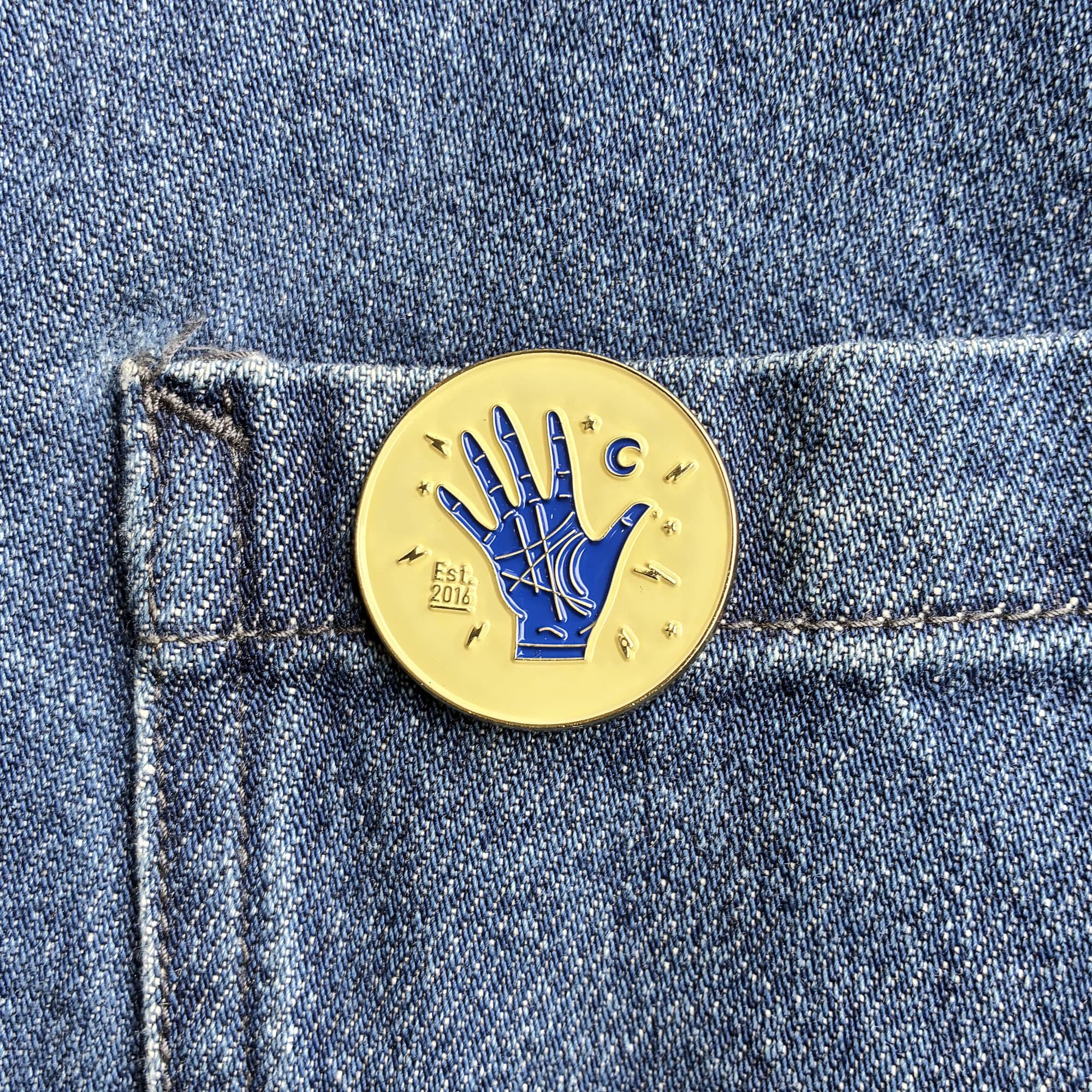 10 year Anniversairy Commerative Pin – Good Fortune Coffee Co.