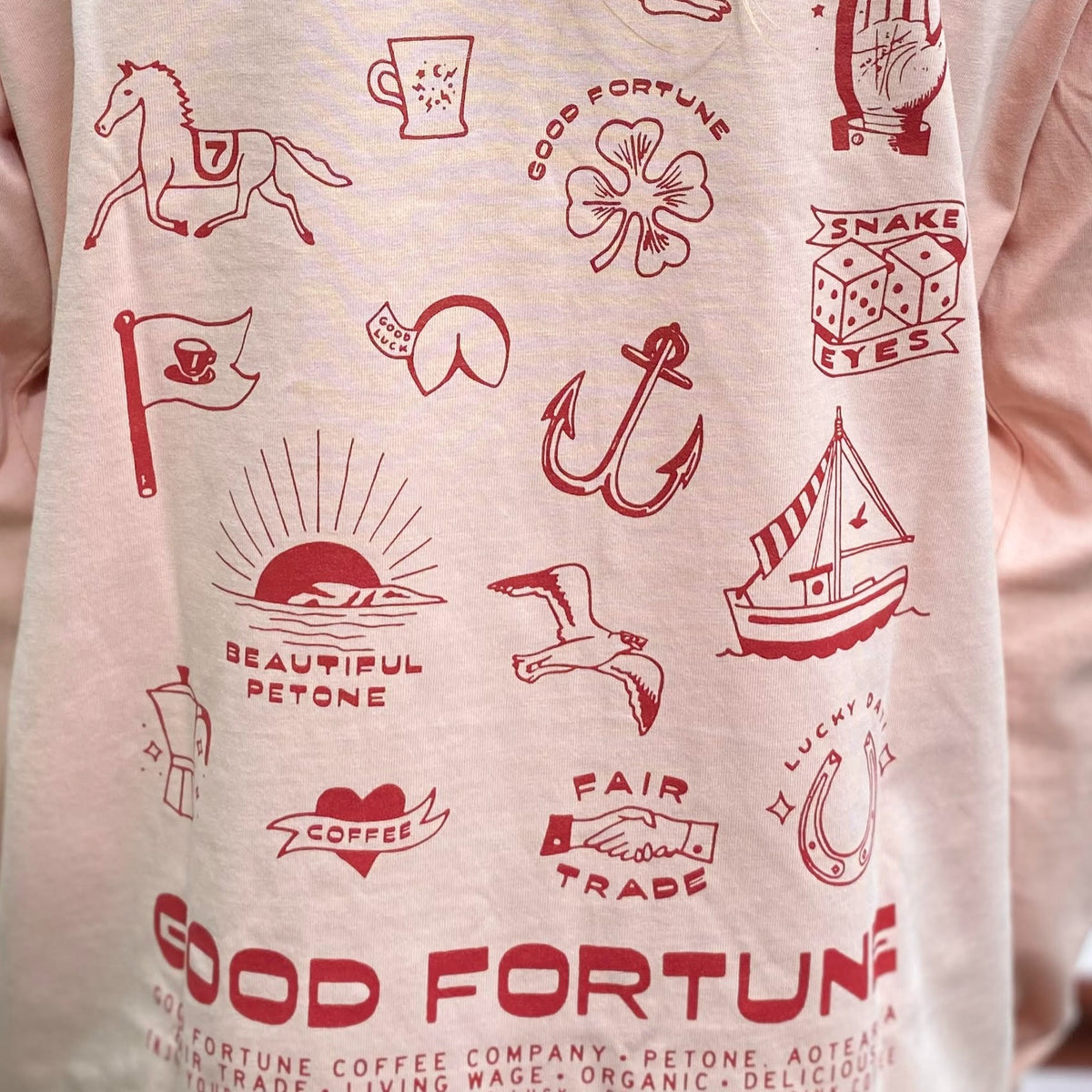 The Lucky Long Sleeve – Good Fortune Coffee Co.